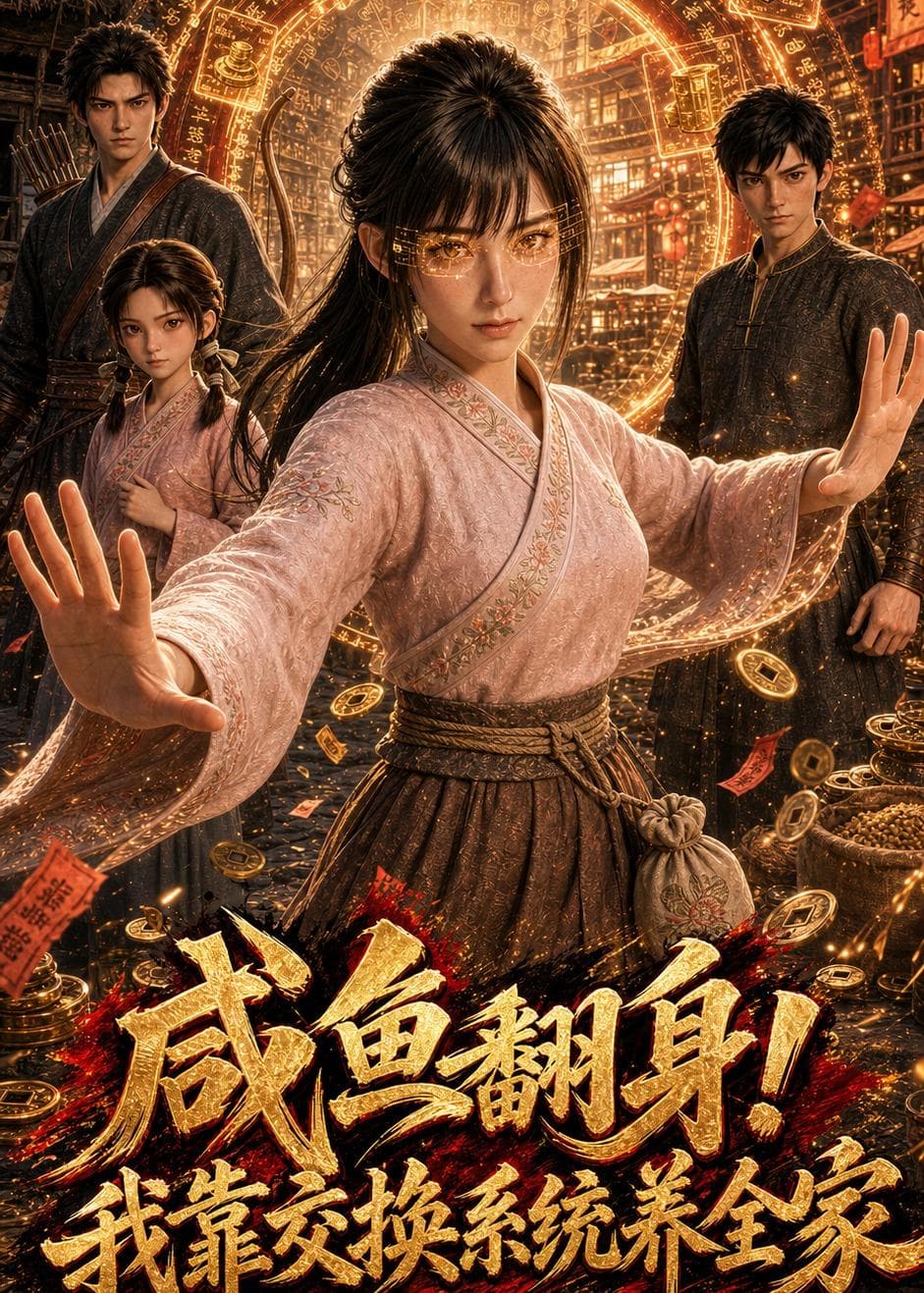 咸鱼翻身！我靠交换系统养全家-剧集封面