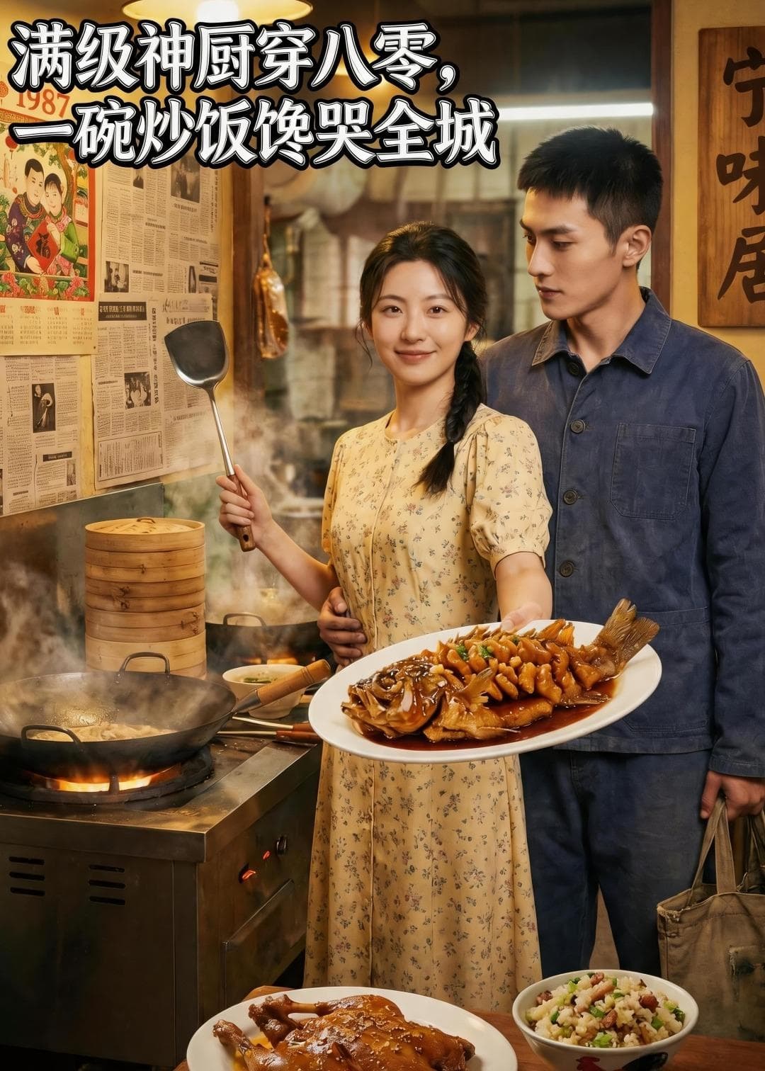 满级神厨穿八零，一碗炒饭馋哭全城-剧集封面