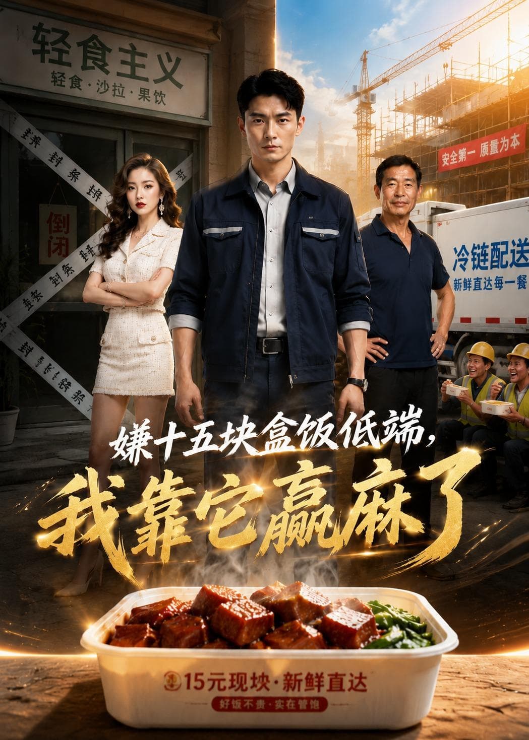 嫌十五块盒饭低端，我靠它赢麻了-剧集封面