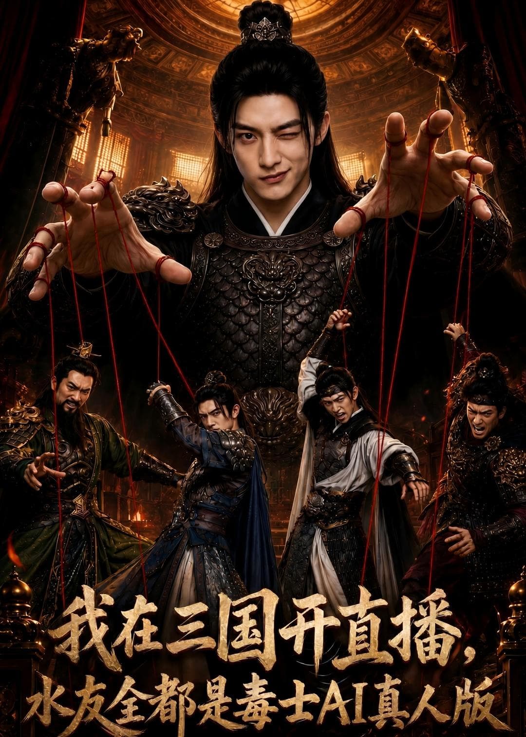 我在三国开直播，水友全都是毒士AI真人版-剧集封面