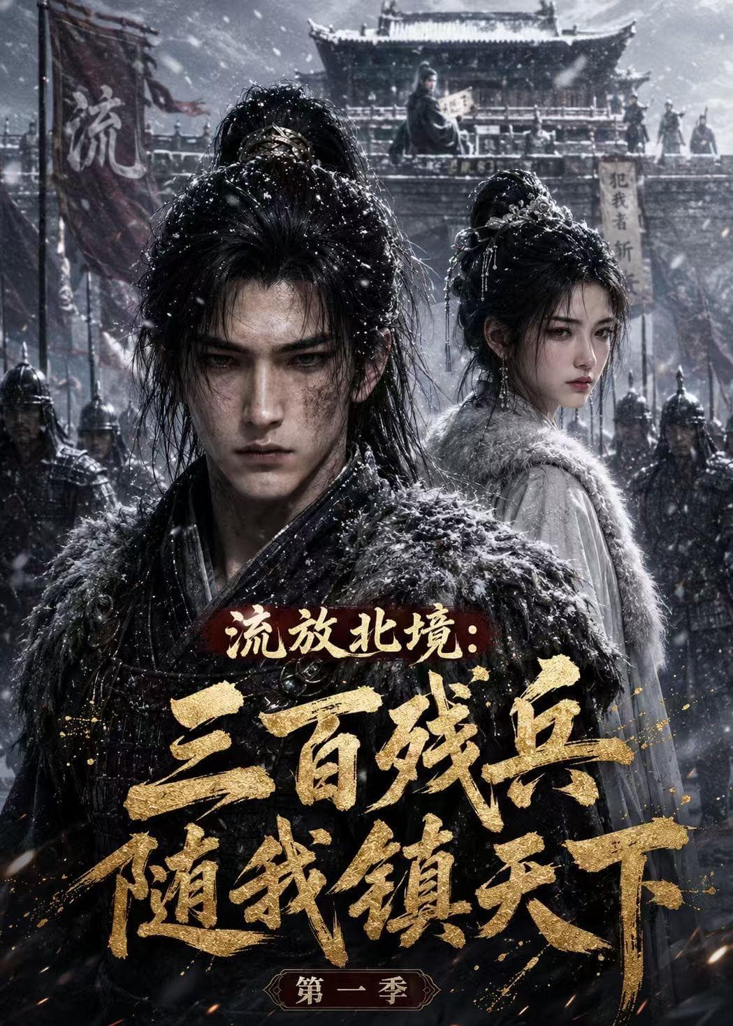 流放北境：三百残兵随我镇天下-剧集封面