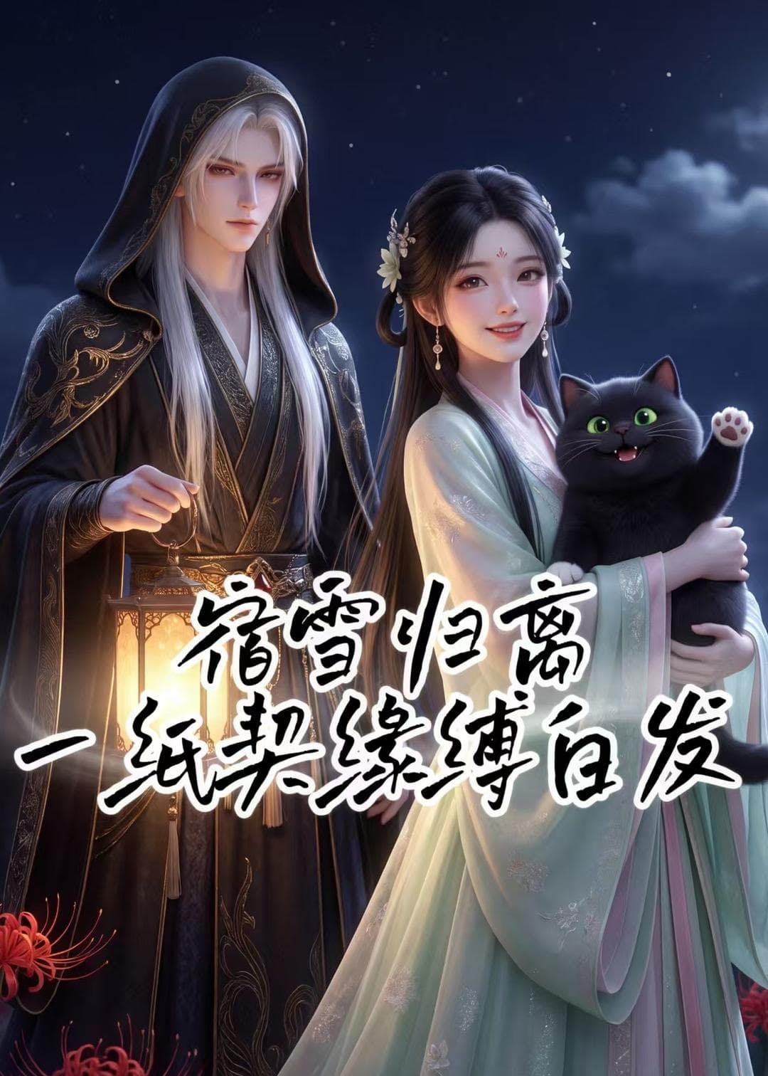 宿雪归离：一纸契缘缚白发-剧集封面