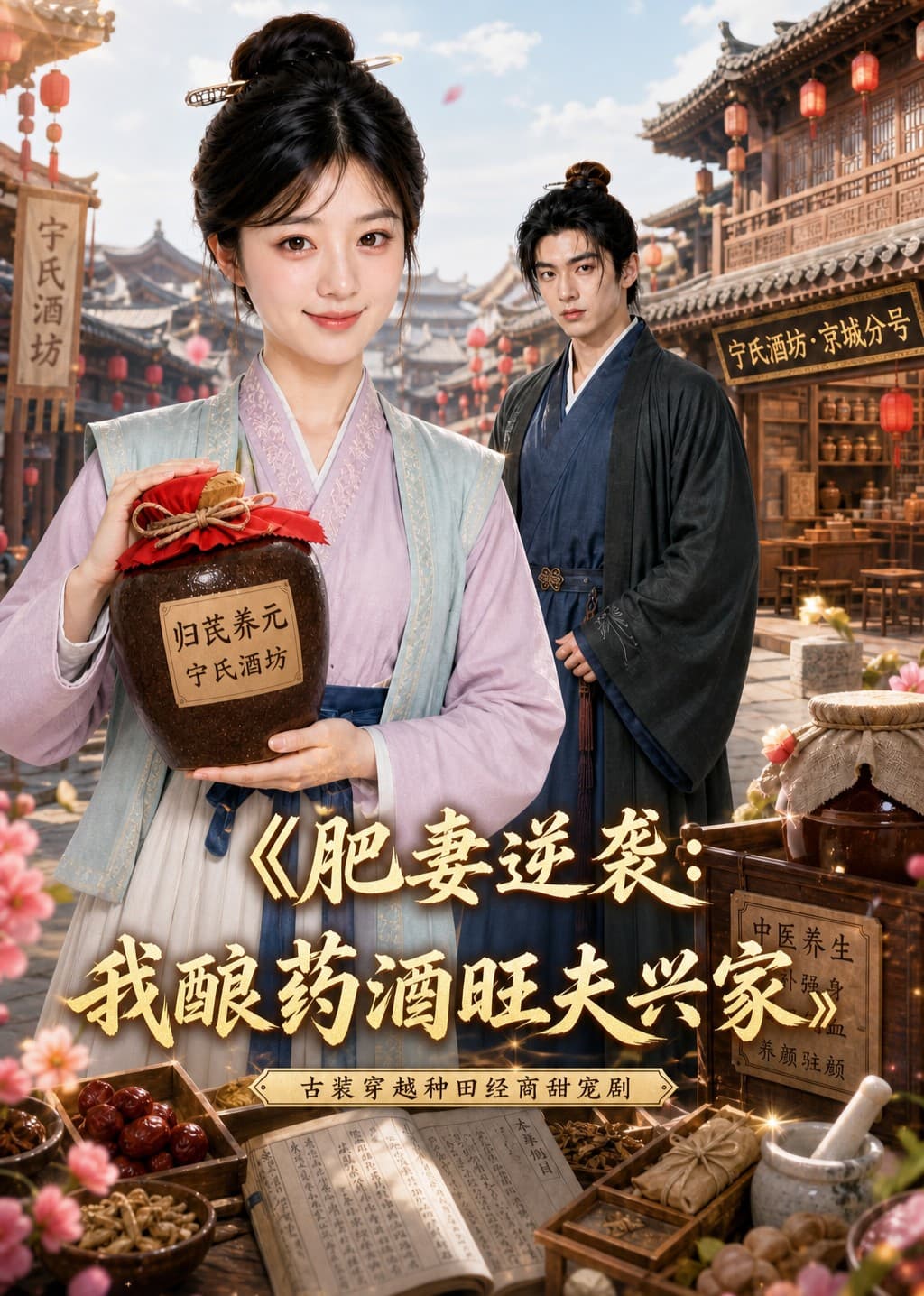 肥妻逆袭：我酿药酒旺夫兴家-剧集封面