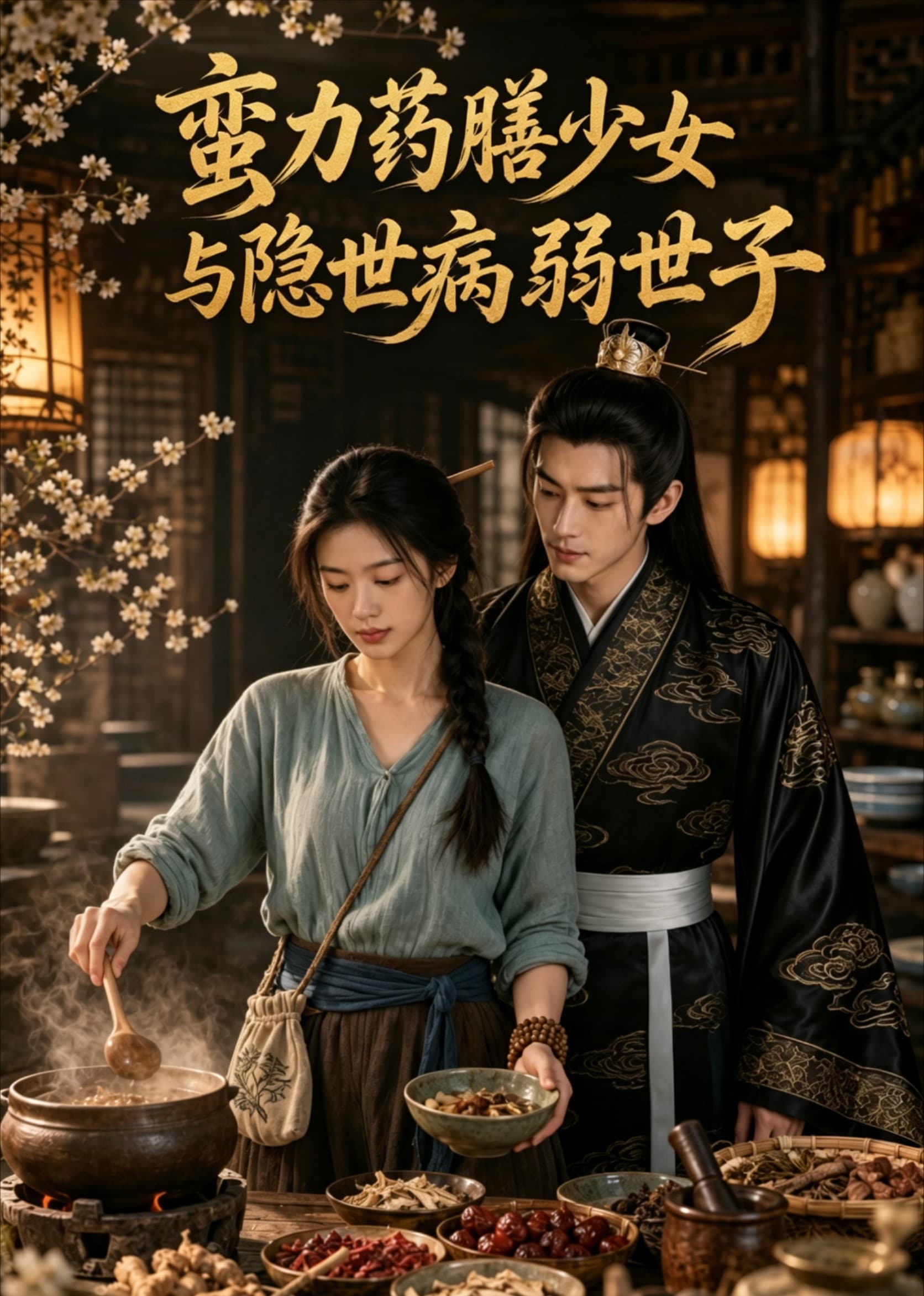 蛮力药膳少女与隐世病弱世子-剧集封面