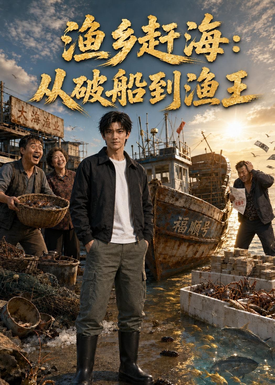 渔乡赶海：从破船到渔王-剧集封面