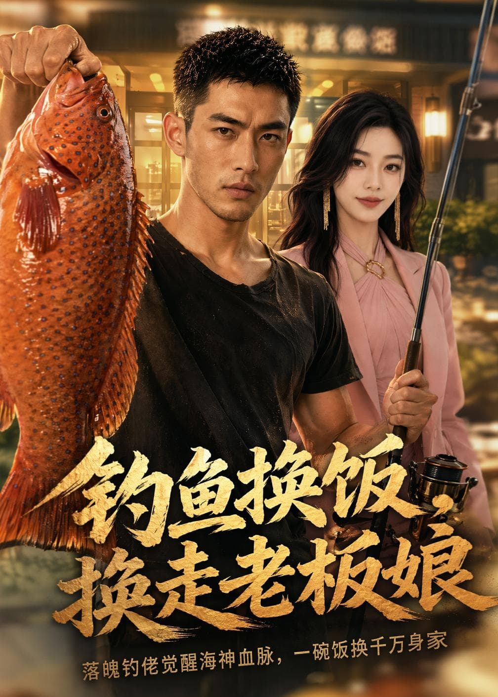 钓鱼换饭，换走老板娘-剧集封面
