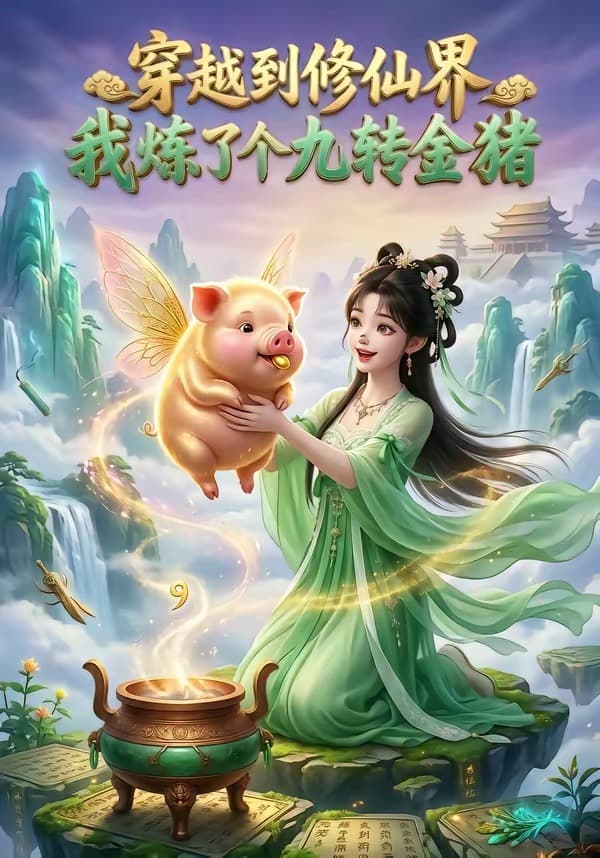 穿越到修仙界，我炼了个九转金猪-剧集封面
