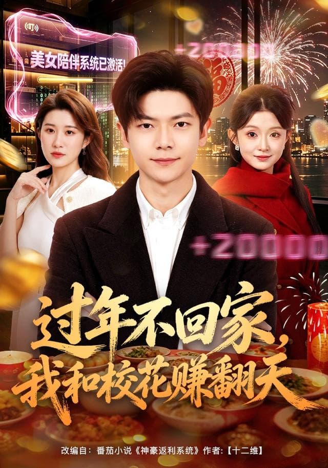 过年不回家，我和校花赚翻天-短剧封面