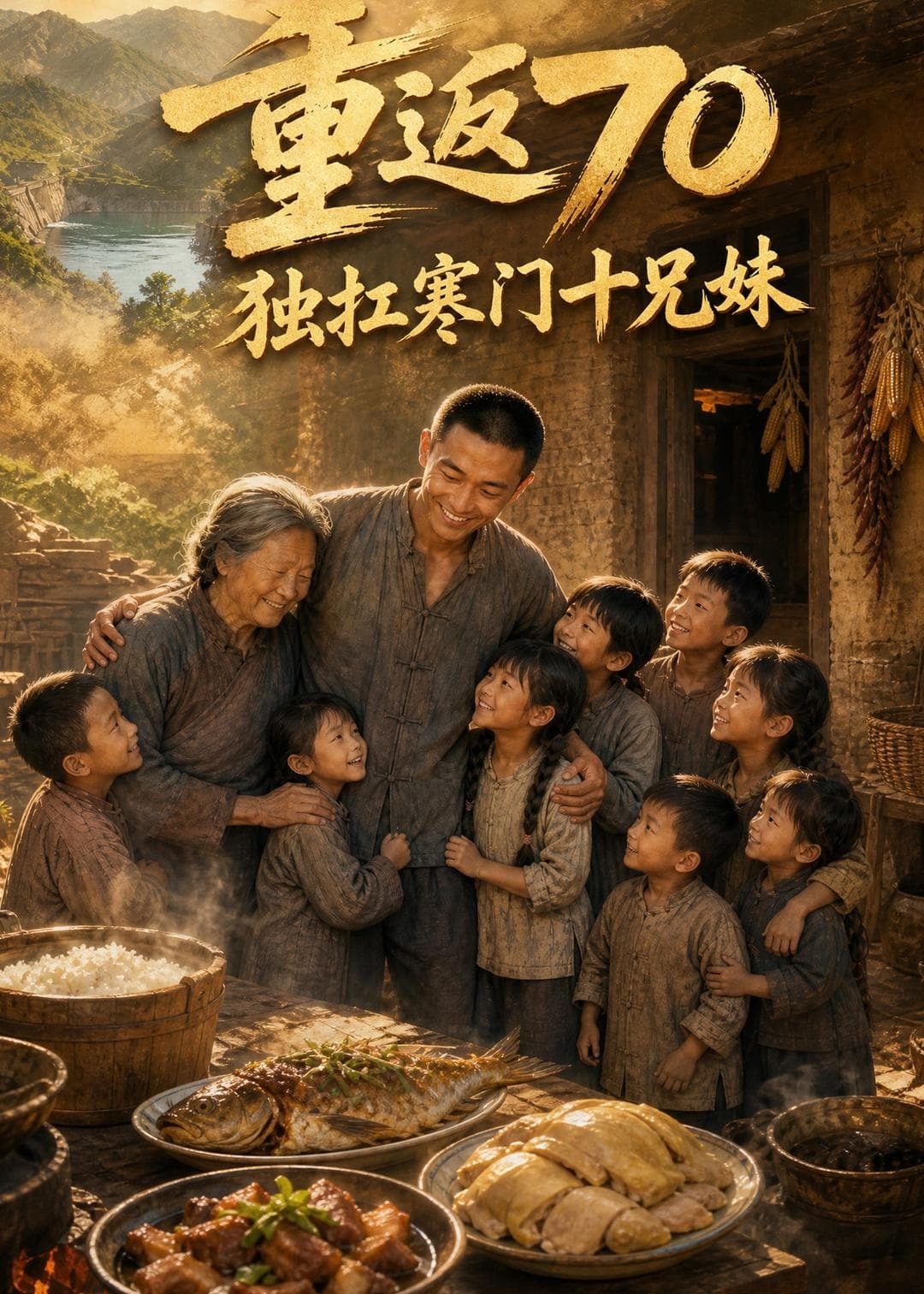 重返70独扛寒门十兄妹-剧集封面