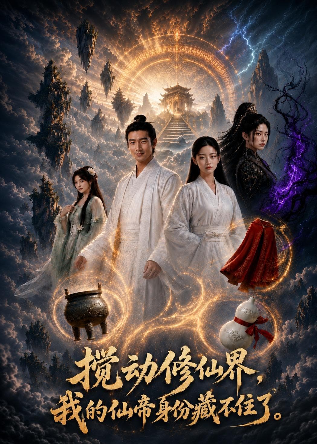 搅动修仙界，我的仙帝身份藏不住了-剧集封面