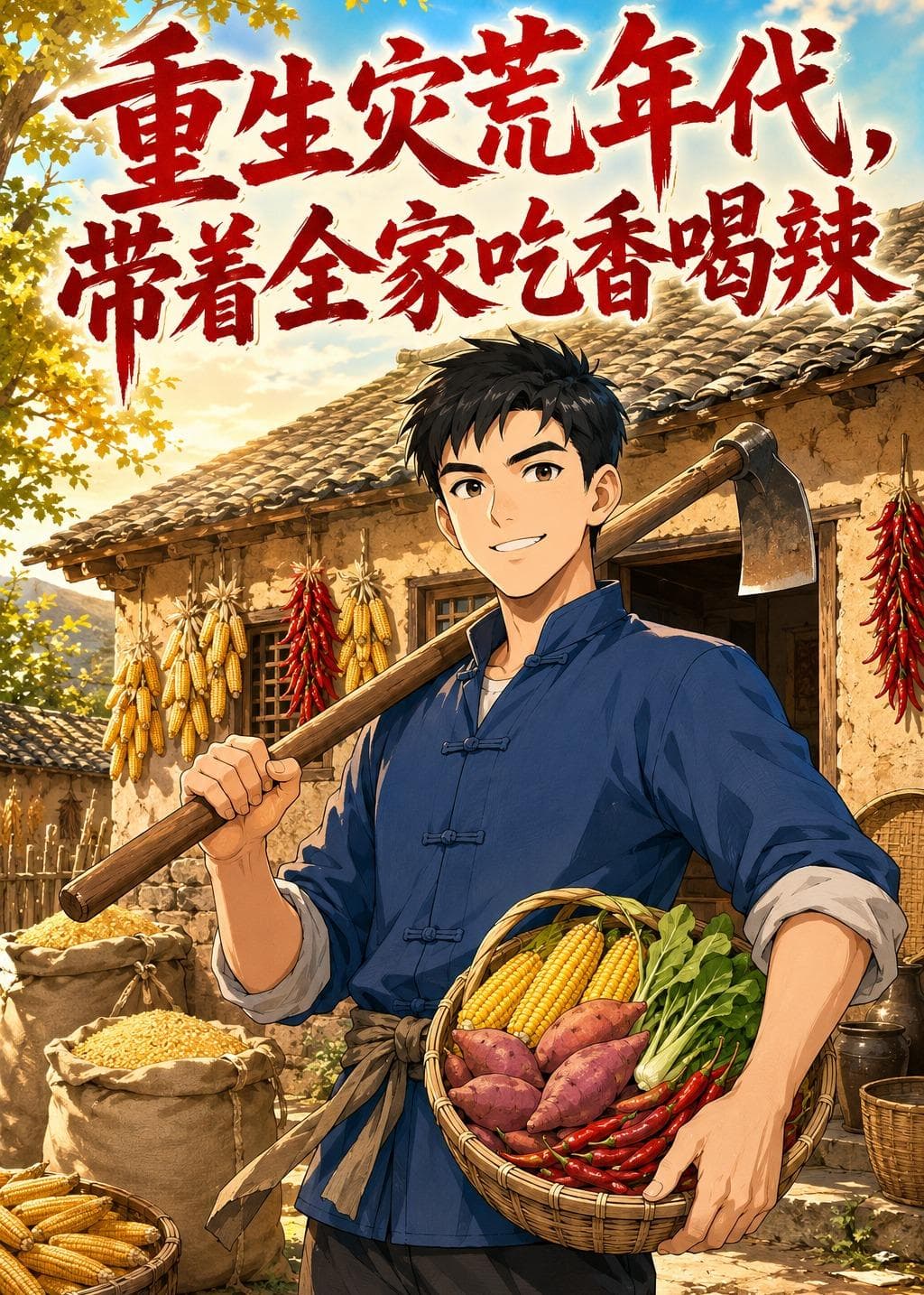 重生灾荒年代，带着全家吃香喝辣-剧集封面