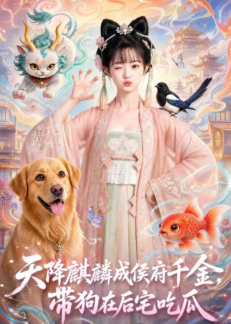 天降麒麟成侯府千金，带狗在后宅吃瓜-剧集封面