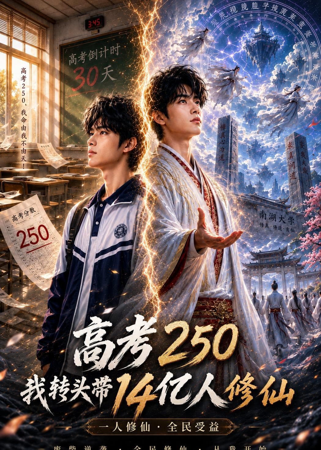 高考250，我转头带14亿人修仙-剧集封面