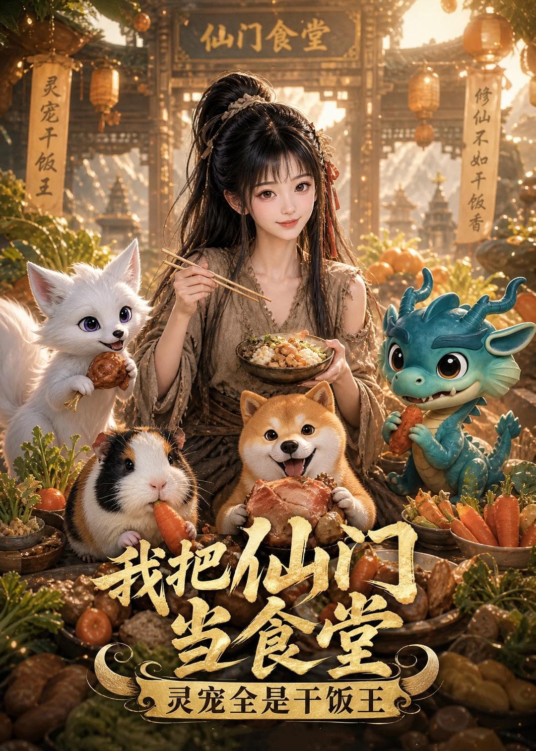 我把仙门当食堂，灵宠全是干饭王-剧集封面