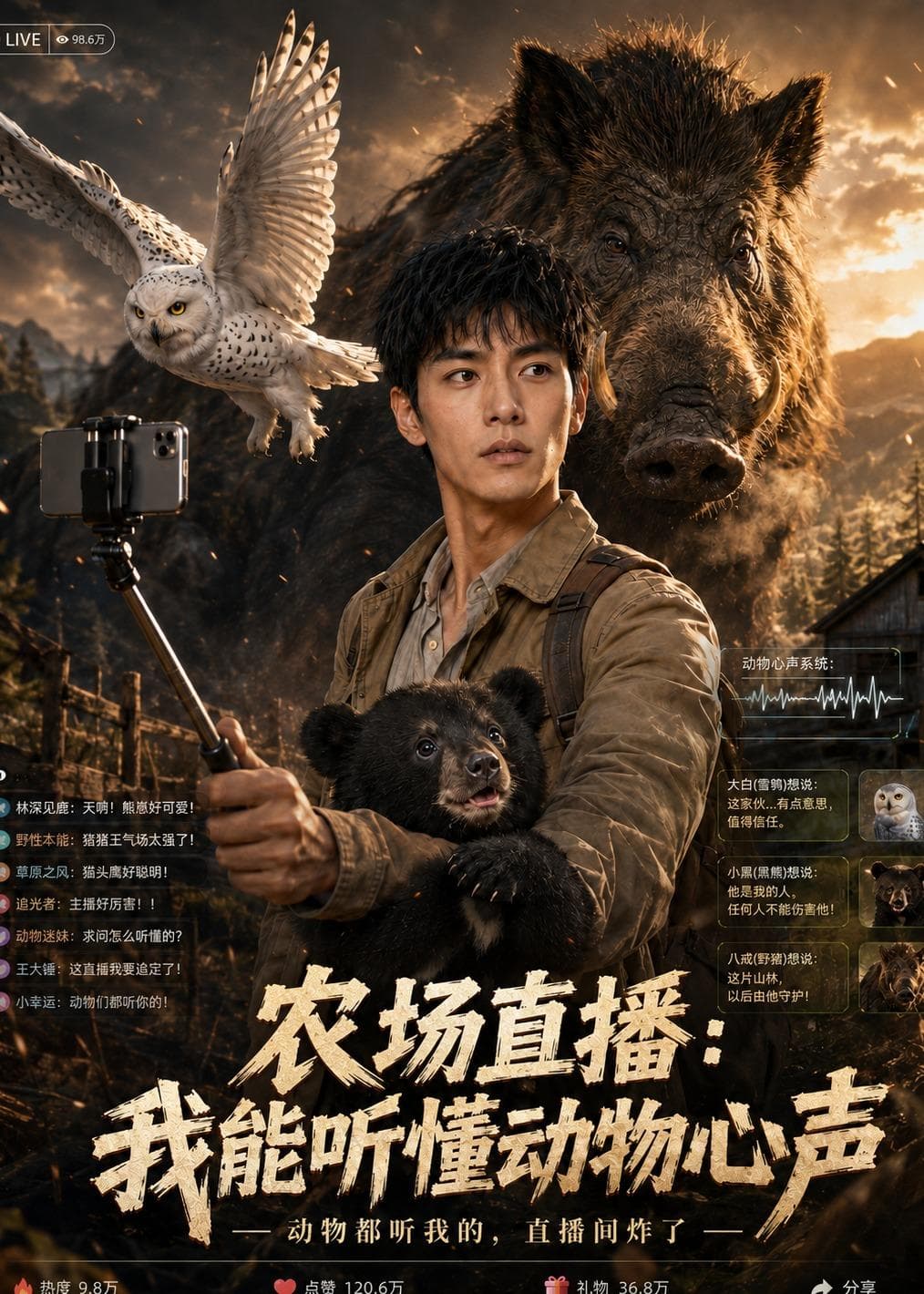 农场直播：我能听懂动物心声-剧集封面