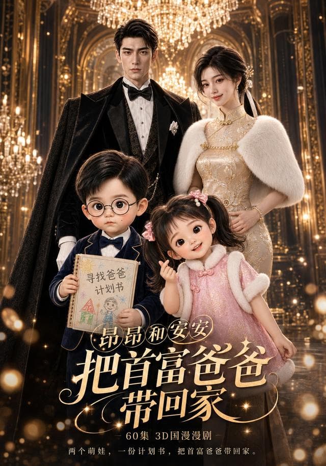 昂昂安安把首富爸爸带回家-剧集封面