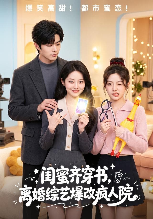 闺蜜齐穿书，离婚综艺爆改疯人院-剧集封面