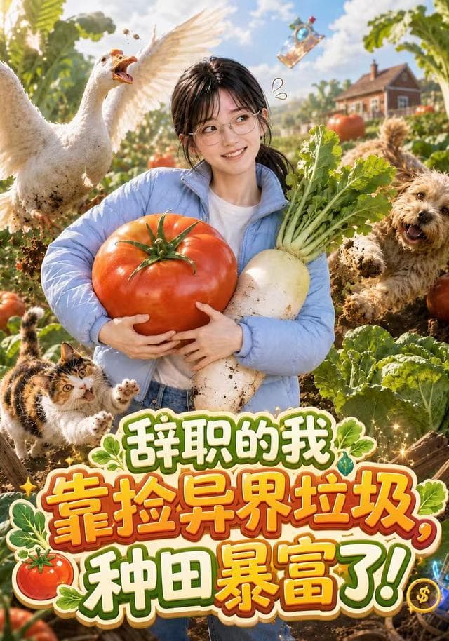 辞职的我靠捡异界垃圾，种田暴富了-剧集封面