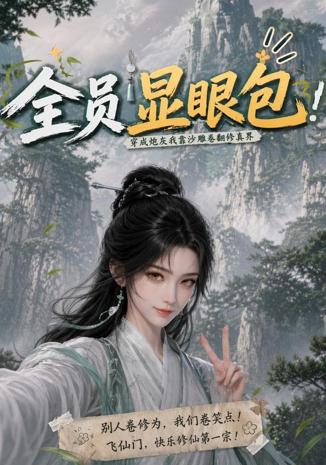 全员显眼包：穿成炮灰我靠沙雕卷翻修真界-剧集封面