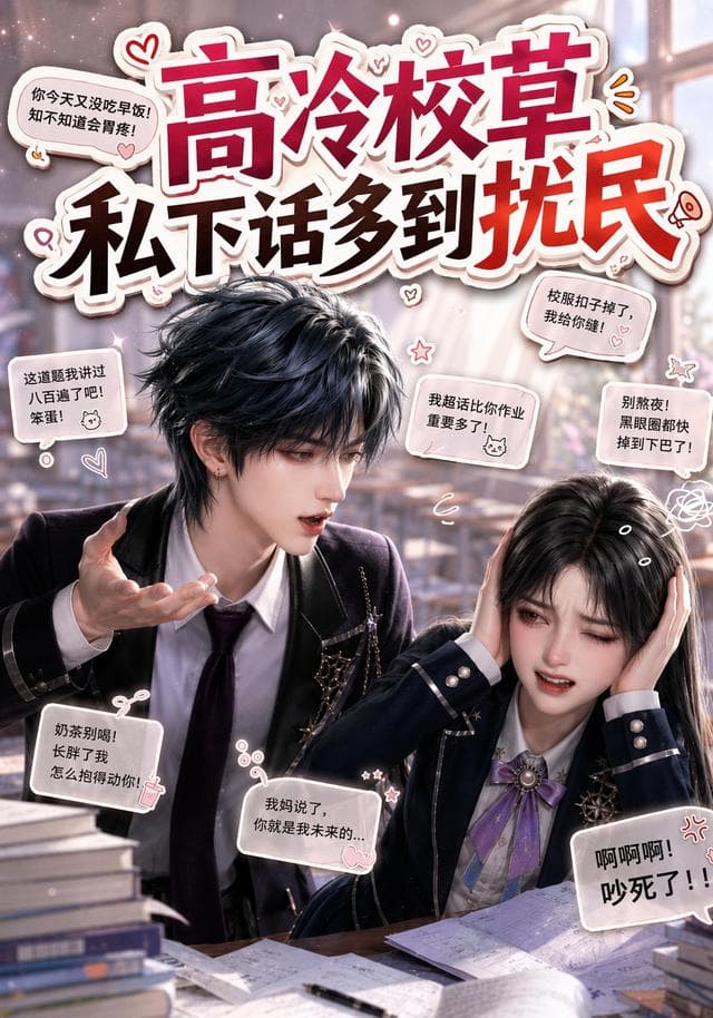 高冷校草私下话多到扰民-剧集封面