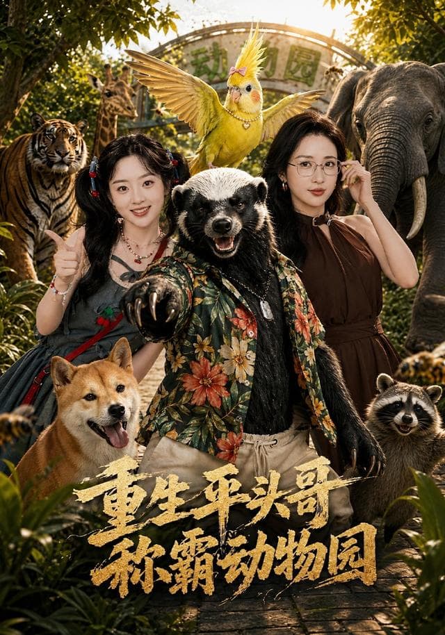 重生平头哥，称霸动物园-短剧封面