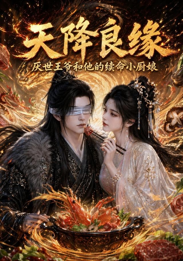 天降良缘：厌世王爷和他的续命小厨娘-剧集封面