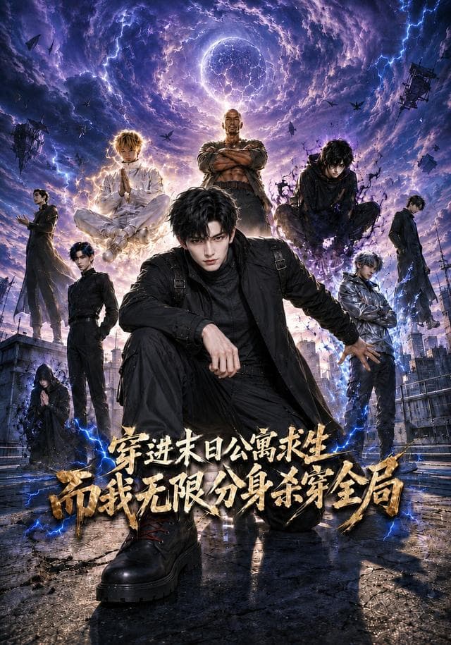 穿进末日公寓求生，而我无限分身杀穿全局-剧集封面