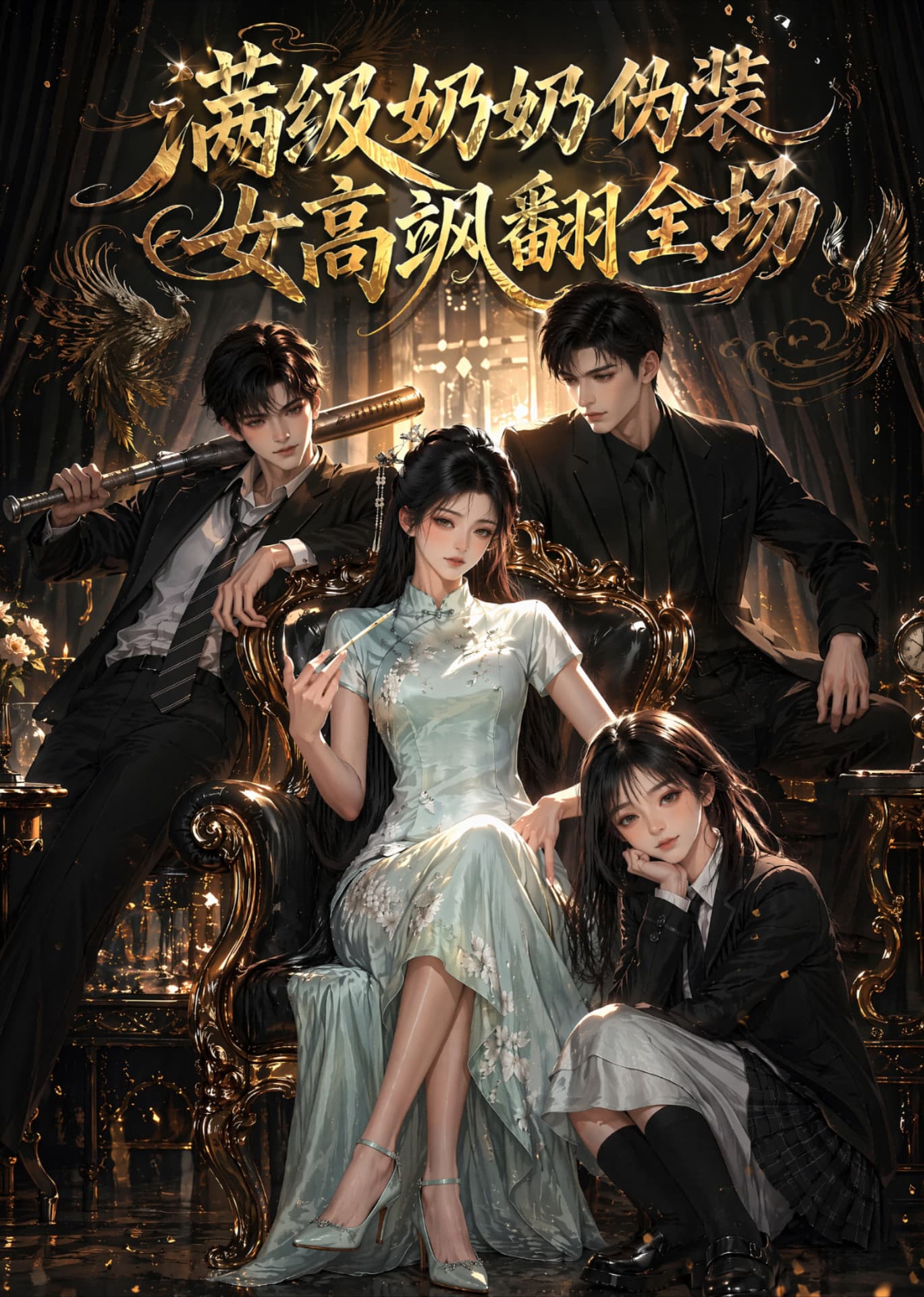 满级奶奶伪装女高飒翻全场-剧集封面
