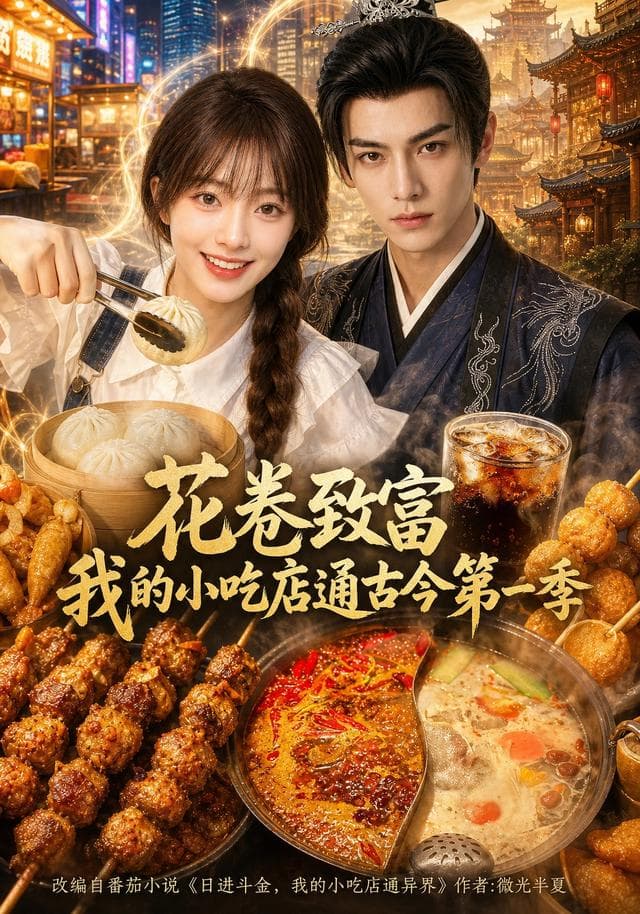 花卷致富：我的小吃店通古今第一季-剧集封面