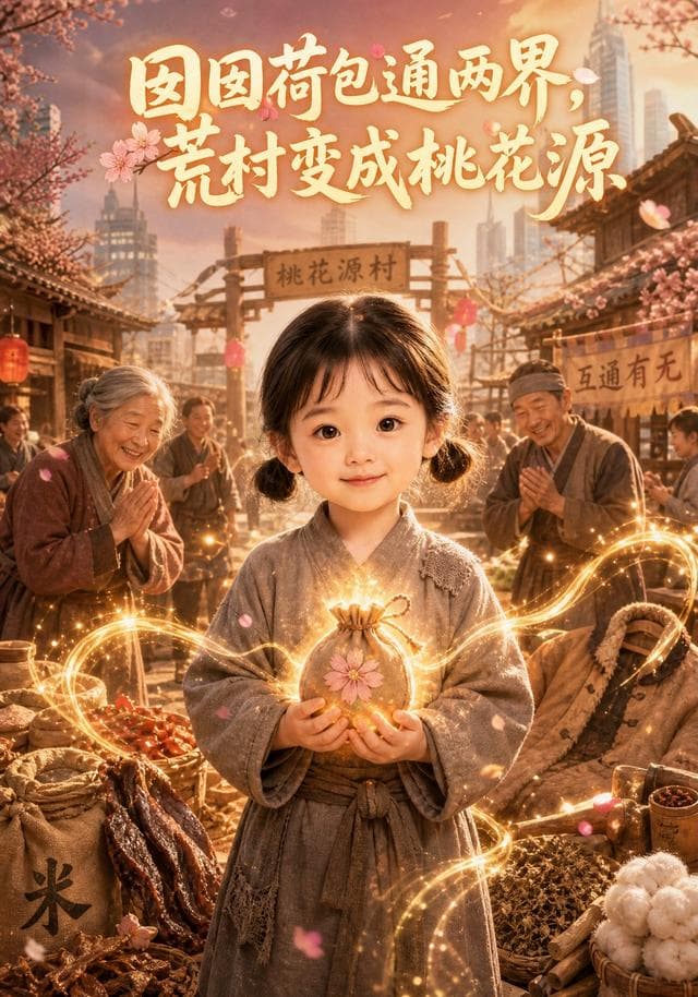 囡囡荷包通两界，荒村变成桃花源-剧集封面