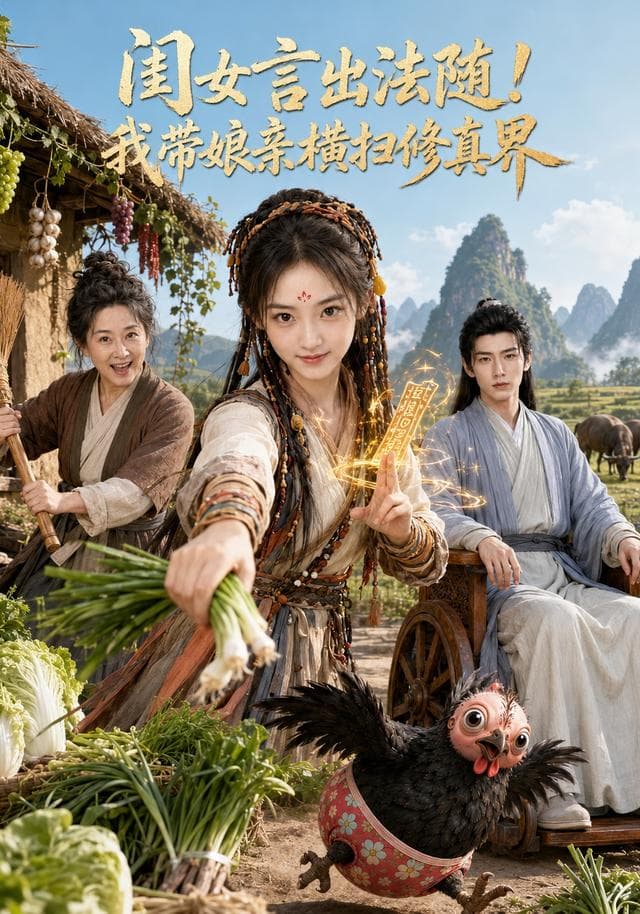闺女言出法随！我带娘亲横扫修真界-剧集封面