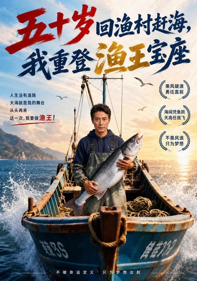五十岁回渔村赶海，我重登渔王宝座-剧集封面