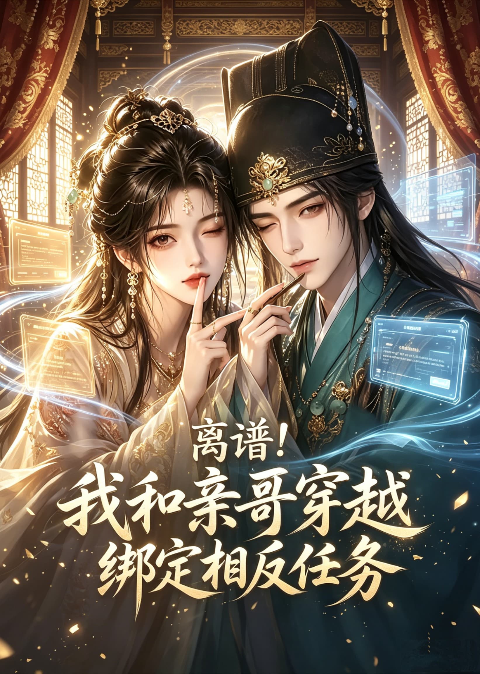 离谱！我和亲哥穿越绑定相反任务-剧集封面
