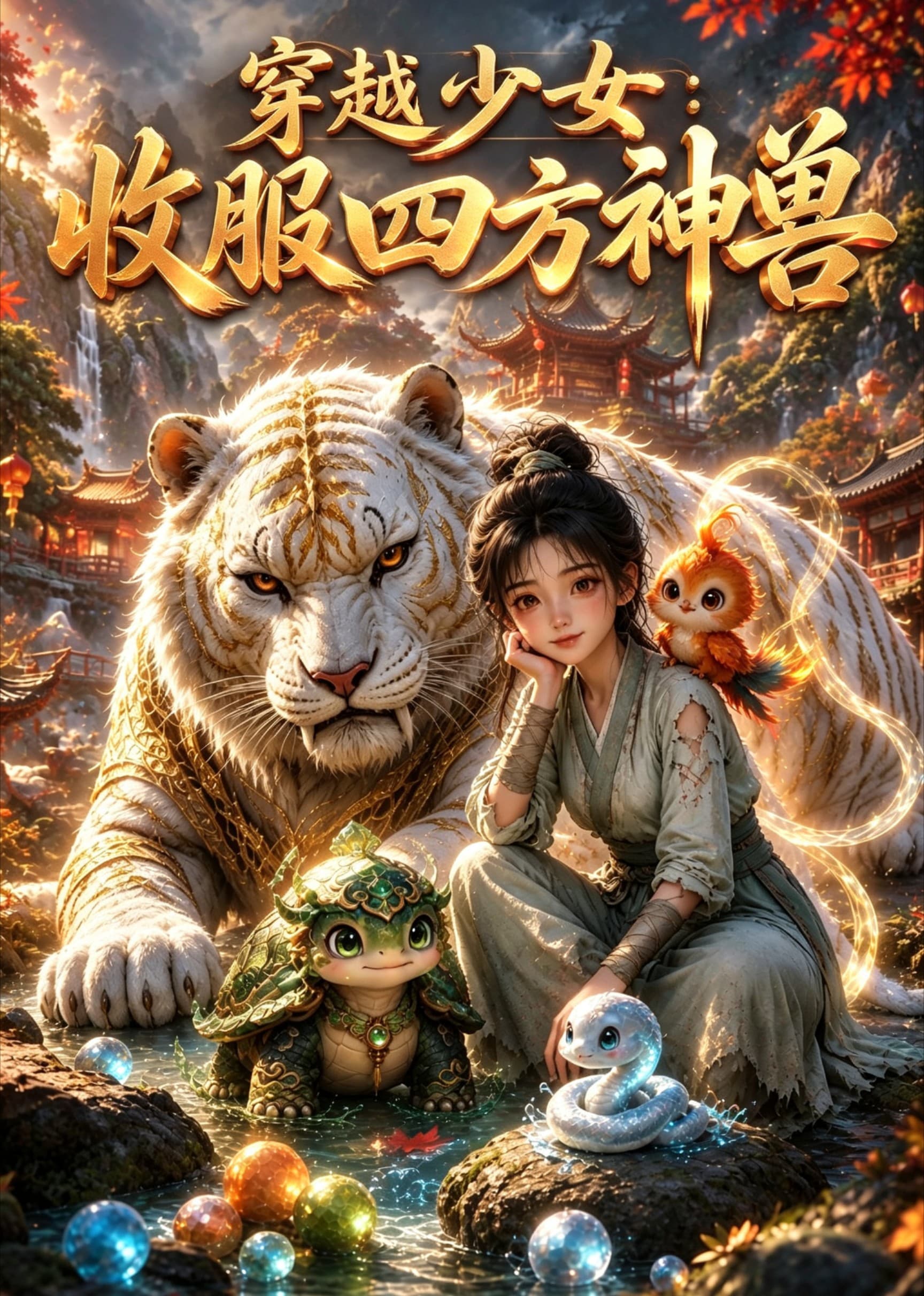 穿越少女收服四方神兽-剧集封面