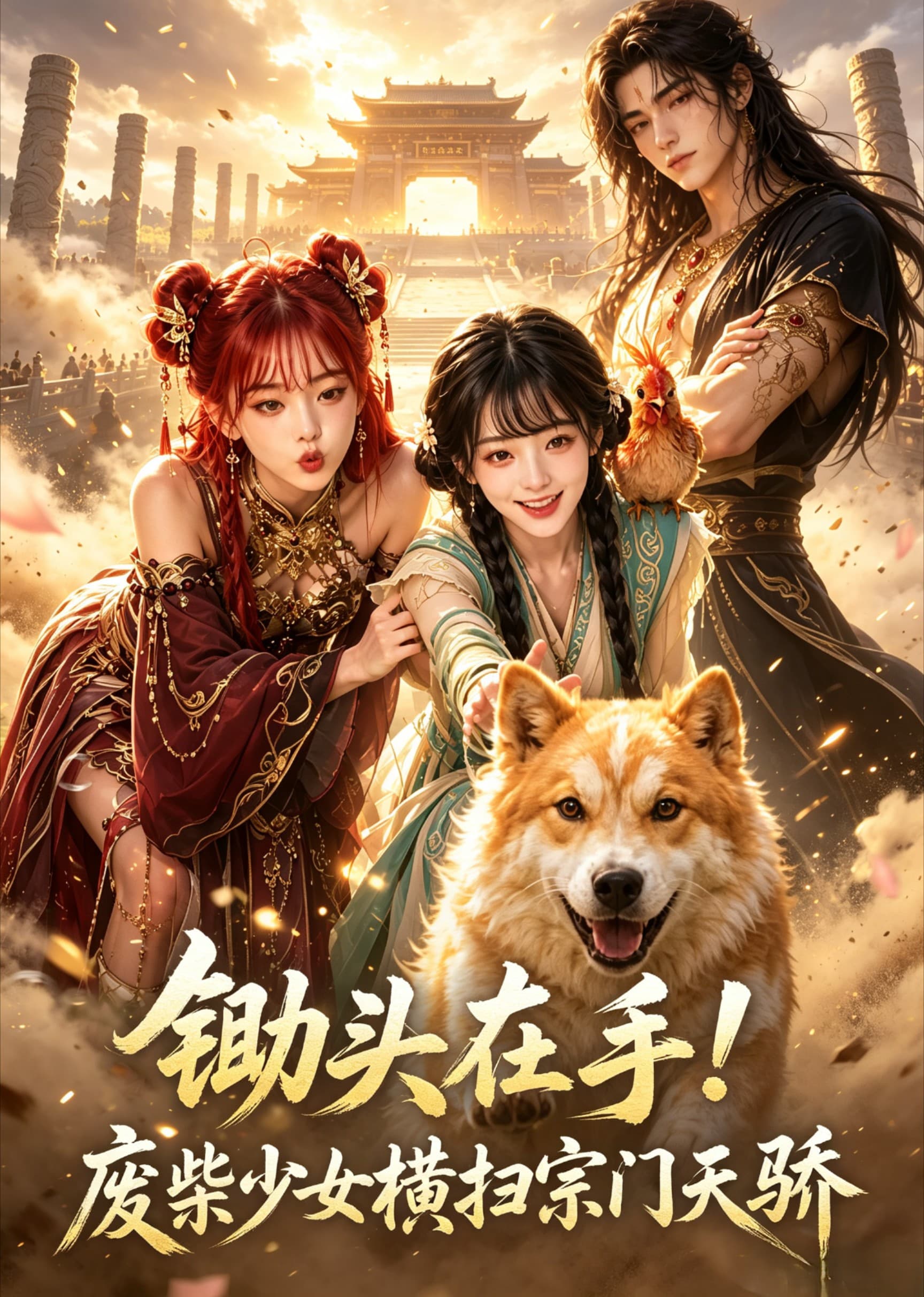 锄头在手！废柴少女横扫宗门天骄-剧集封面