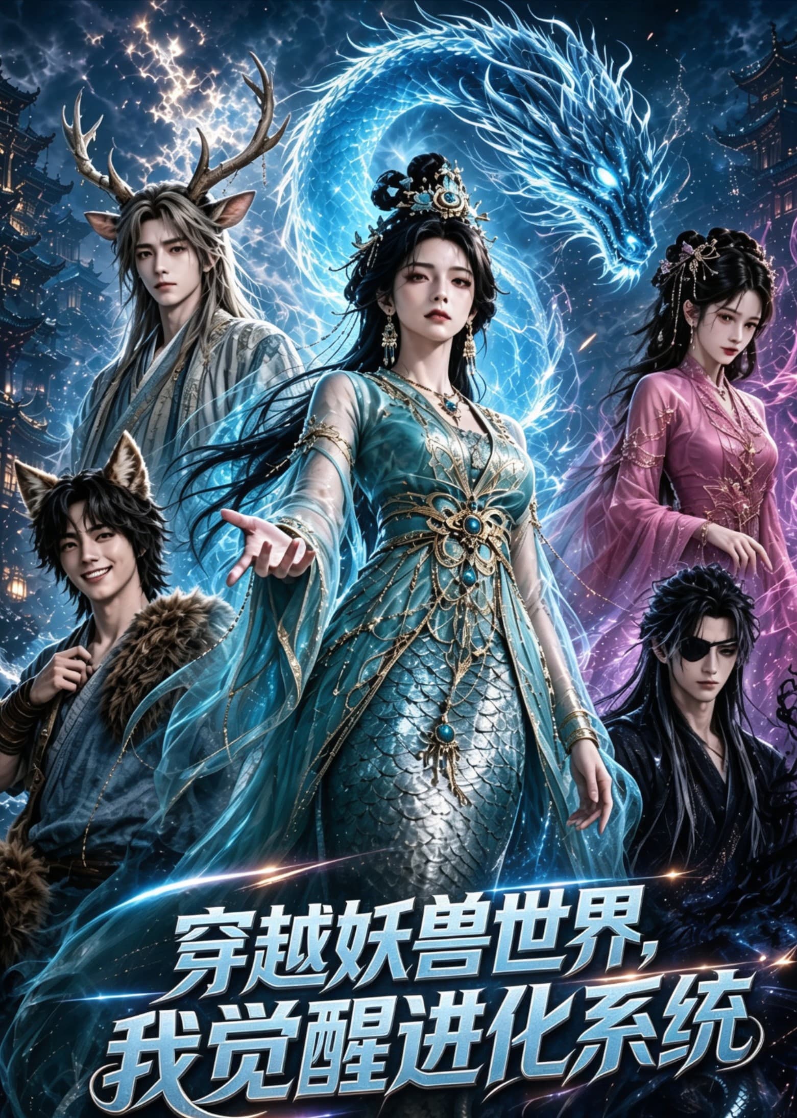 穿越妖兽世界，我觉醒进化系统-剧集封面