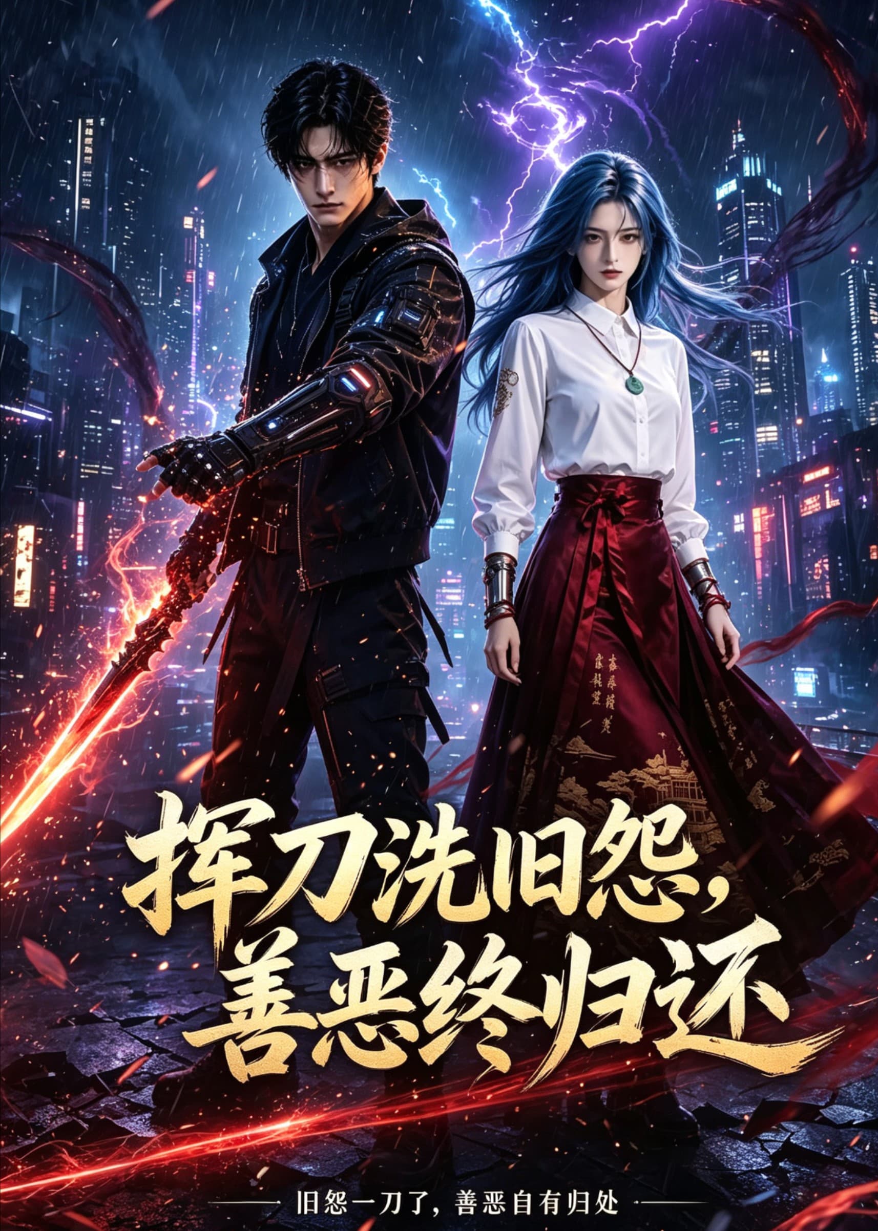 挥刀洗旧怨，善恶终归还-剧集封面