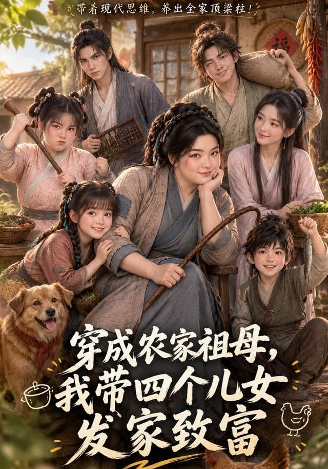 穿成农家祖母，我带四个儿女发家致富-剧集封面