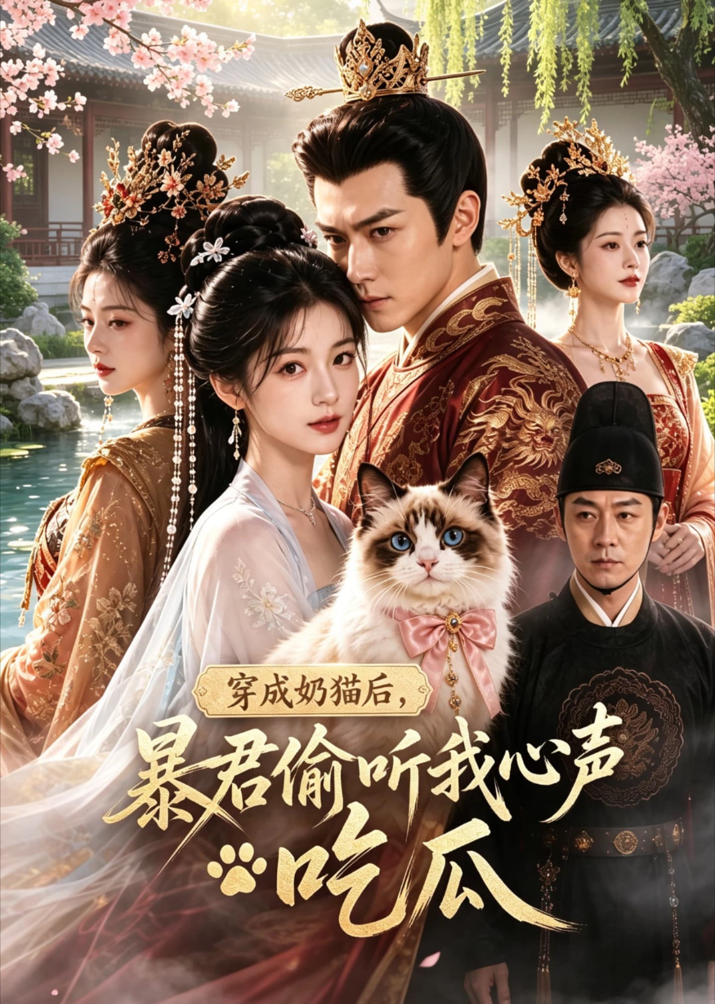 穿成奶猫后，暴君偷听我心声吃瓜-剧集封面