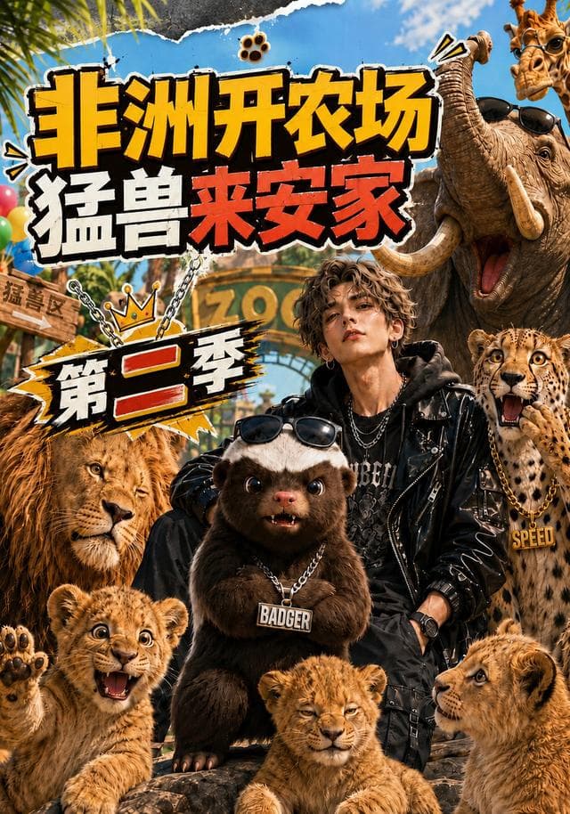 非洲开农场，猛兽来安家第二季-剧集封面