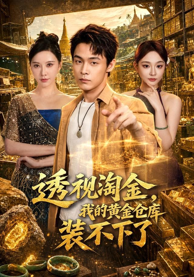 透视淘金，我的黄金仓库装不下了-短剧封面