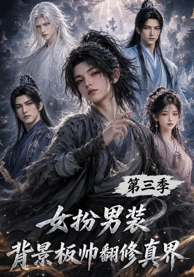 女扮男装背景板帅翻修真界第三季-剧集封面