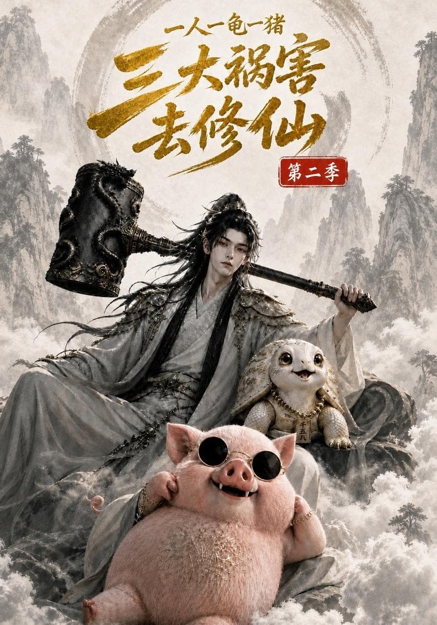 一人一龟一猪，三大祸害去修仙