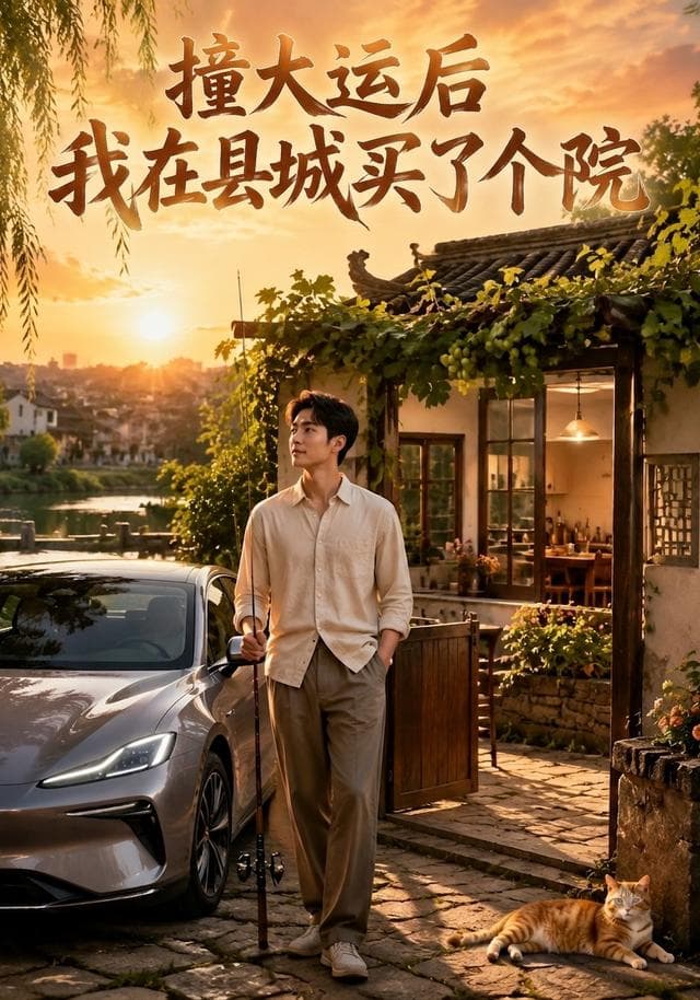撞大运后我在县城买了个院AI短剧