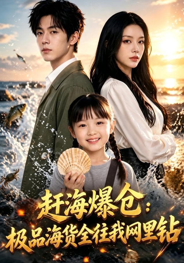 赶海爆仓:极品海货全往我网里钻AI短剧