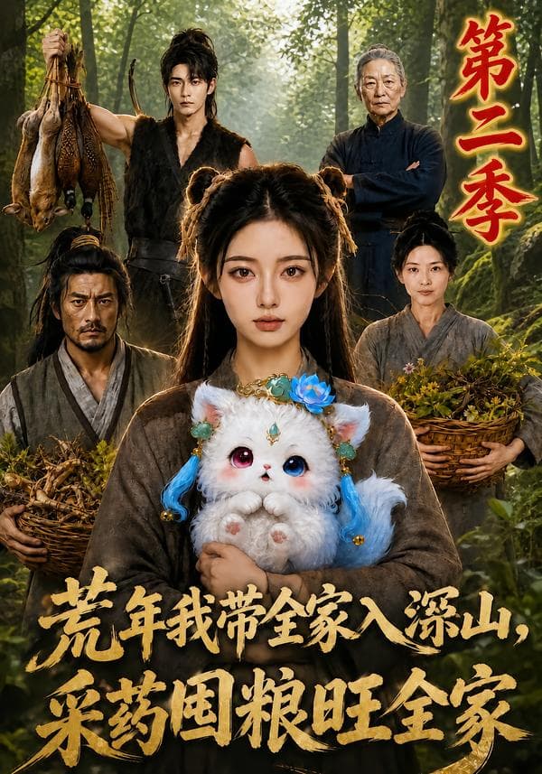 荒年我带全家入深山,采药囤粮旺全家第二季