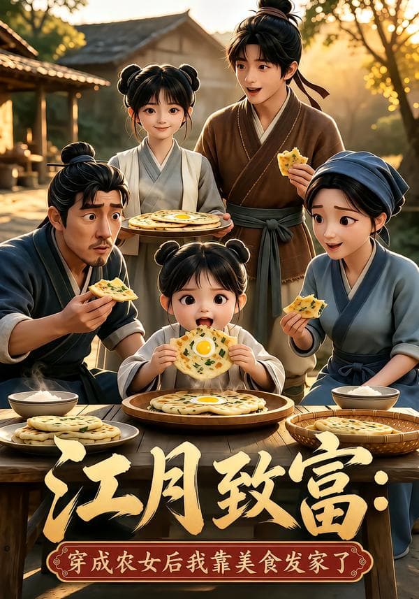 江月致富:穿成农女后我靠美食发家了-剧集封面