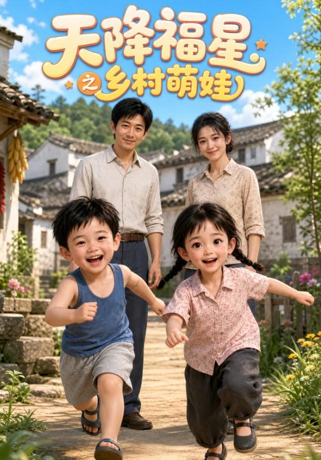天降福星之乡村萌娃AI短剧-剧集封面