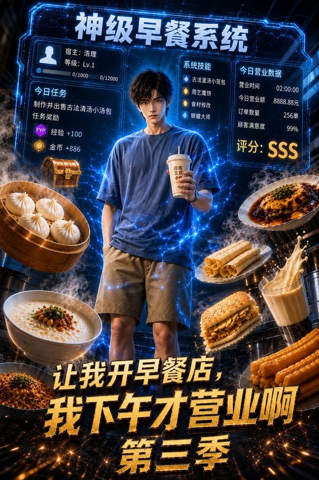 让我开早餐店,我下午才营业啊第三季-剧集封面